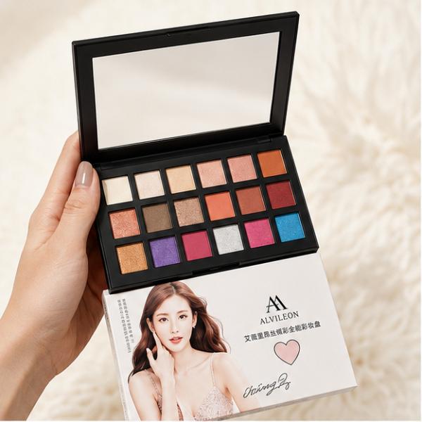 Alvileon Glamorous Starry Sky Eyeshadow Palette – Shimmer & Matte Shades | Blendable Eye Makeup Palette