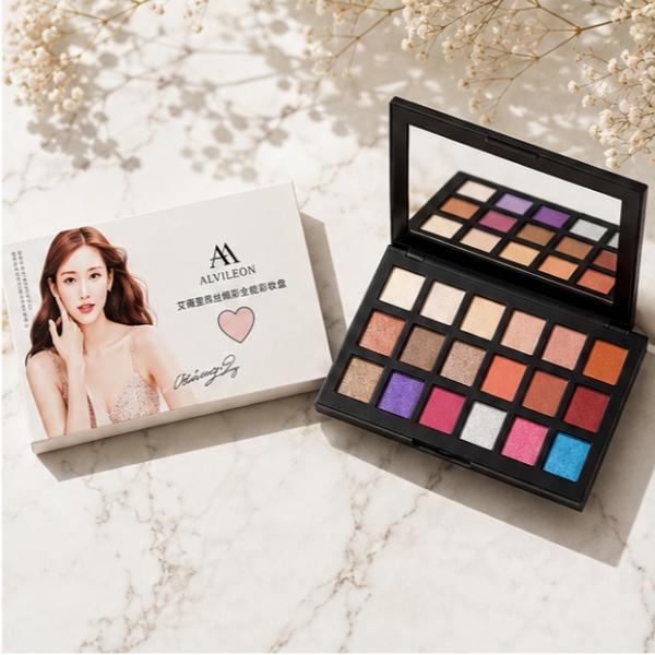 Alvileon Glamorous Starry Sky Eyeshadow Palette – Shimmer & Matte Shades | Blendable Eye Makeup Palette