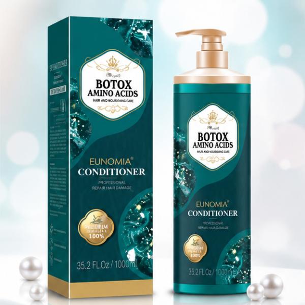 Eunomia Botox Amino Acids Sulfate Free Shampoo 1000ml – Deep Repair & Frizz Control for Dry, Damaged, Color-Treated & Keratin-Treated Hair
