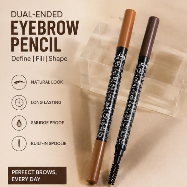 Dual Ended Eyebrow Pencil Define Fill Shape Natural Looking Perfect Brows