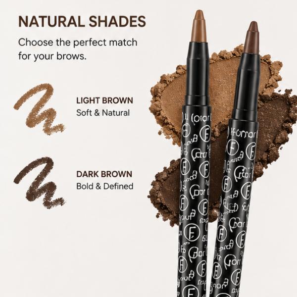 Dual Ended Eyebrow Pencil Define Fill Shape Natural Looking Perfect Brows