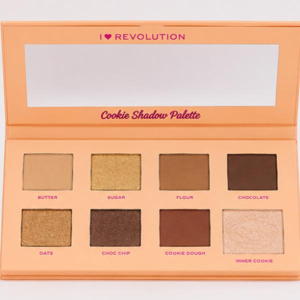 I Love Revolution Chocolate Mmm Cookie Eyeshadow Palette Matte & Shimmer Shades