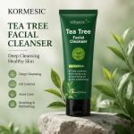 Kormesic Tea Tree Facial Cleanser with Tea Tree Oil Deep Cleansing Oil Control Face Wash