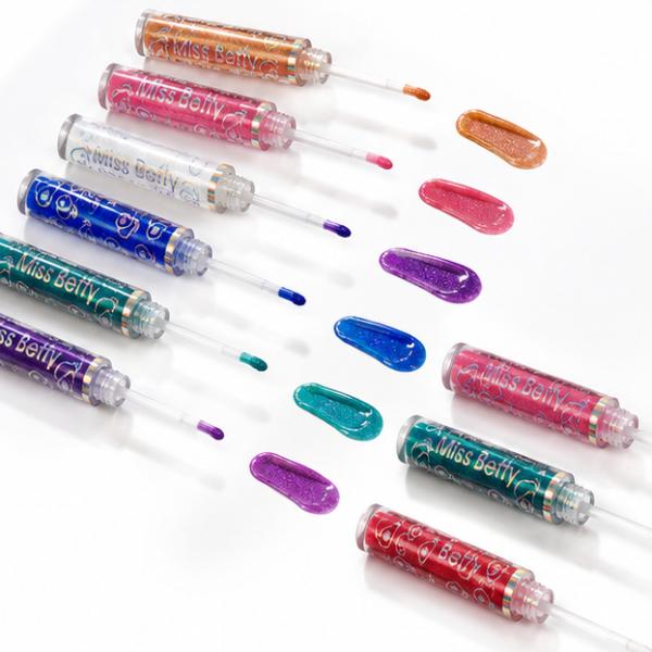 Miss Betty Glittery Lip Gloss – Shimmer Finish Hydrating High Shine Lip Gloss for Fuller, Smoother, Radiant Lips