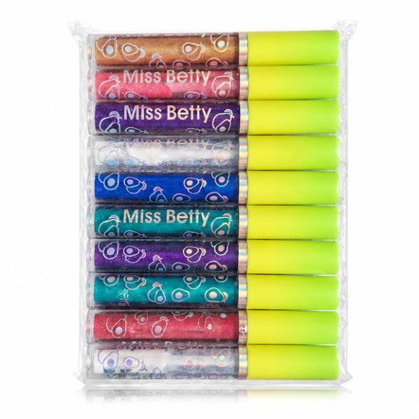 Miss Betty Glittery Lip Gloss – Shimmer Finish Hydrating High Shine Lip Gloss for Fuller, Smoother, Radiant Lips