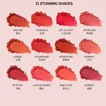 Mocallure Powder Kiss Matte Lipstick Palette 12 Colors Long Lasting Velvet Finish
