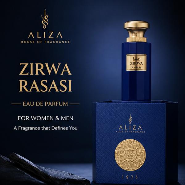 Rasasi Zirwa Eau de Parfum 100ml Long Lasting Luxury Fragrance for Men