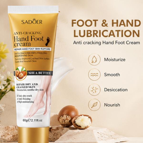 SADOER Anti-Cracking Hand & Foot Cream Shea Butter Repair Moisturizing Nourishing Skin Care