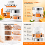 SADOER Dark Knuckle Whitening Cream with Niacinamide & Vitamin C Brightening Care