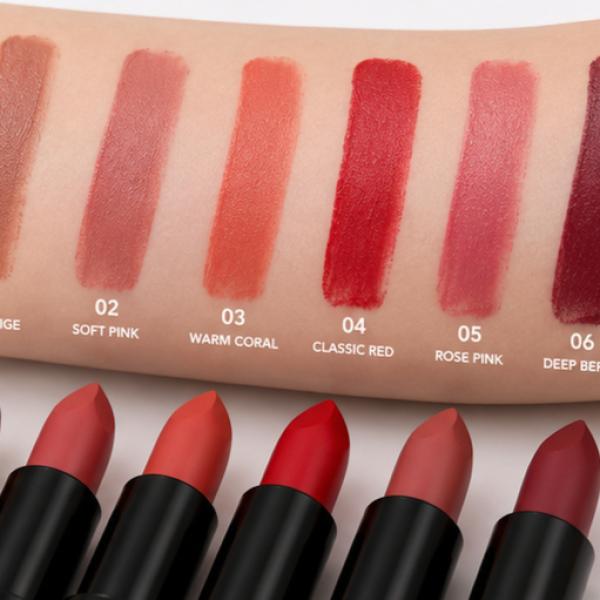 Siheglan Matte Lipstick – Long Lasting Super Pigmented Velvet Matte Lip Color