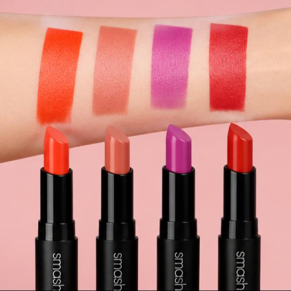 Smashbox Always On Creamy Matte Lipstick Long Lasting Bold Lip Color