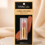 Viva Color Labial Natural Nude Lipstick 3.5g Smooth Matte Nude Lip Color