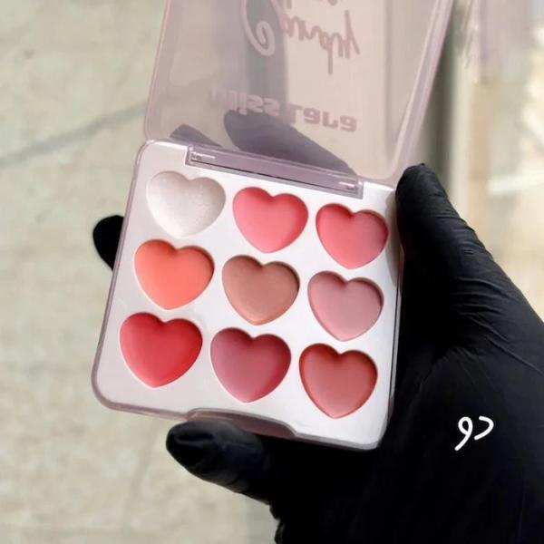 Huxia Beauty Matte Jelly Lip Cream Palette with 12 Versatile Matte Colors
