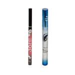 Pack of 2 Black Waterproof Volumizing Mascara and Marker Eyeliner Set