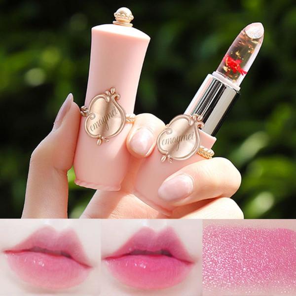 Julystar Pack of 3 Flower Moisturizing Lipsticks for Girls & Women - Shade 8111