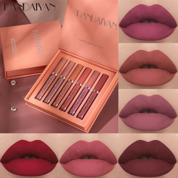 HANDAIYAN 12 Colors Matte Liquid Lipstick Set, 2.5ml Each, Model 0695