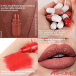 18-Piece Mini Capsule Lipstick Set - 18 Vibrant Colors, Matte Velvet Finish, Waterproof and Long-Lasting