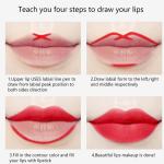 MISS ROSE 2-in-1 Lip Liner and Lipstick - Waterproof, High Pigment