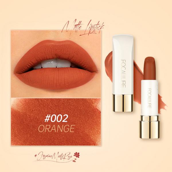 FA 203 Focallure Natural Matte Velvet Lipstick with Rose Jasmine Oil