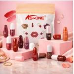 18-Piece Mini Capsule Lipstick Set - 18 Vibrant Colors, Matte Velvet Finish, Waterproof and Long-Lasting