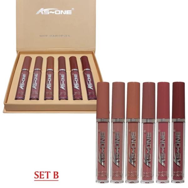 12-Color Matte Liquid Lipstick Set 2.5ml Each – Mocmallure Velvet Lip Gloss Combo