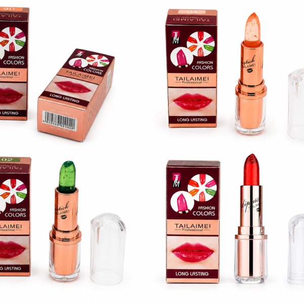 TAILAIMEI Temperature Color Changing Jelly Lipstick – Long-Lasting Moisturizing Crystal Lip Balm