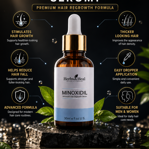 Minoxidil Advanced Hair Regrowth Serum 5% – Hair Growth & Hair Fall Control Solution
