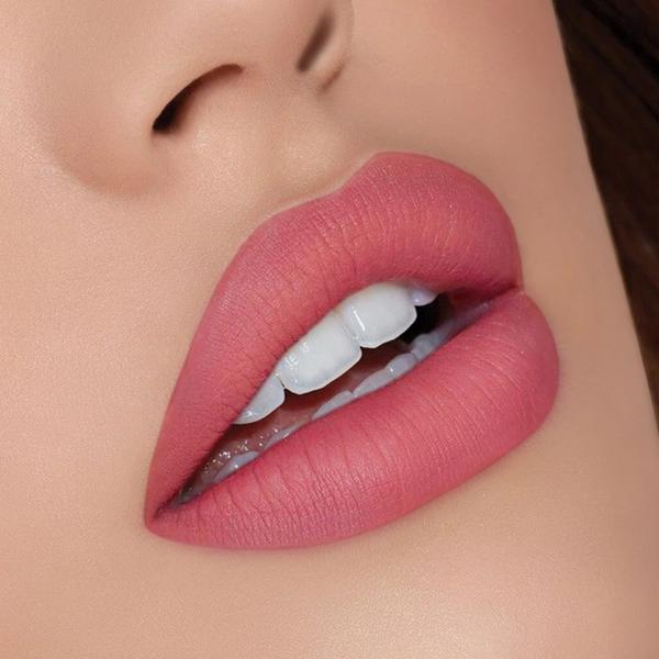 Mary Jane-255 Matte Lipstick Coral Pink - Long-Wear Hydrating Lip Color
