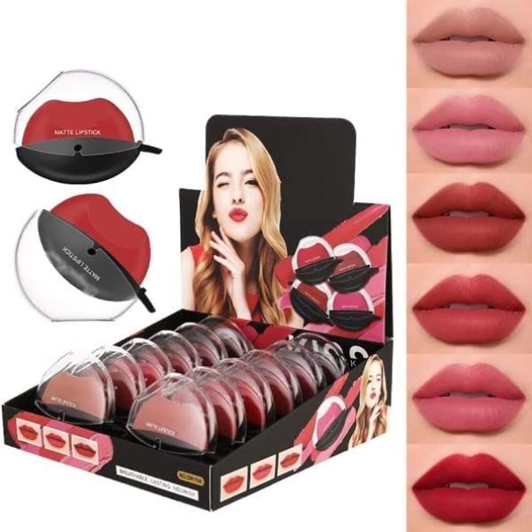 Lazy Lip Matte Lipstick by Dragon Ranee – Waterproof Long-Lasting Lip Color, Portable Design