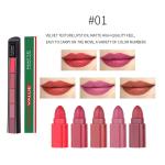 Renée FAB 5 5-In-1 Waterproof Velvet Matte Lipstick Stick - Long-Lasting, Multi-Shade Compact