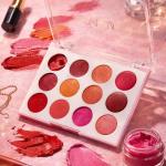Matte Lipstick Palette with 12 Nude and Pink Shades – Professional, Long-Lasting, Highly Pigmented Lip Makeup Kit for Women
