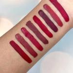 Mini Size Matte Nude Lip Gloss Set 8 Pieces - Liquid Lipsticks in Dark Nude Shades