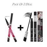 BOB Super Curl Waterproof Black Mascara with Volume, Lengthening and Smudge-Resistant Formula