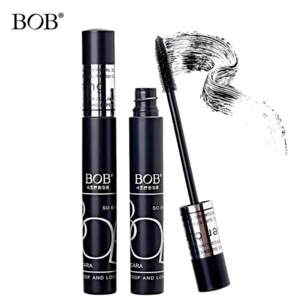 Bob Super Curl Black Waterproof Mascara - Smudge-Free, Long Lasting