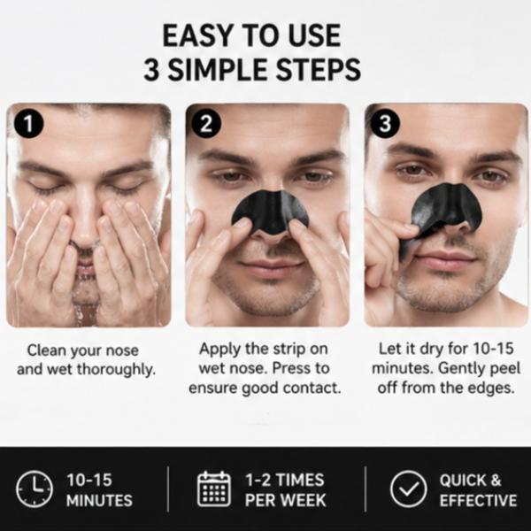 10 Pcs Nose Blackhead Remover Strips Deep Cleansing Pore Refining Mask