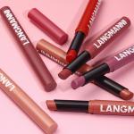 LANGMANNI Premium Velvet Matte Lipstick Multi-Pack - Hydrating, Waterproof Long-Wear with 12 Vibrant Shades