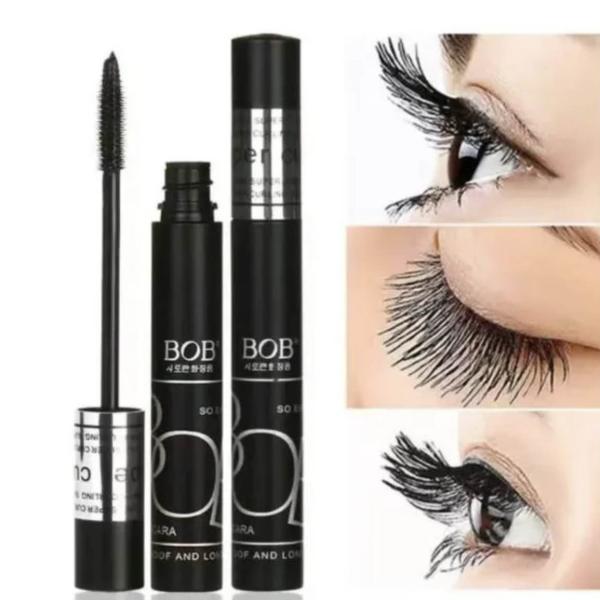 Bob Super Curl Black Waterproof Mascara - Smudge-Free, Long Lasting