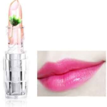 EMPER Transparent Flower Jelly Lipstick - Temperature Color Change, Waterproof, Long Lasting