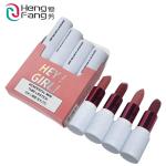 Heng Fang Hey Girl! Mini Lipstick Set of 4 Shades - Matte Finish, Long Lasting