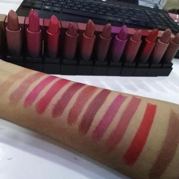 SUBI Matte Lipstick Pack of 6 & 12 Multicolor Shades Including Red, Pink, Brown