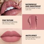 Mocallure 12 Matte Liquid Lipstick Set - Waterproof, Long-Lasting 2.5ml Each