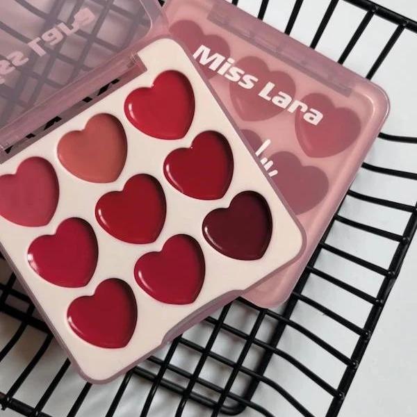 Huxia Beauty Matte Jelly Lip Cream Palette with 12 Versatile Matte Colors