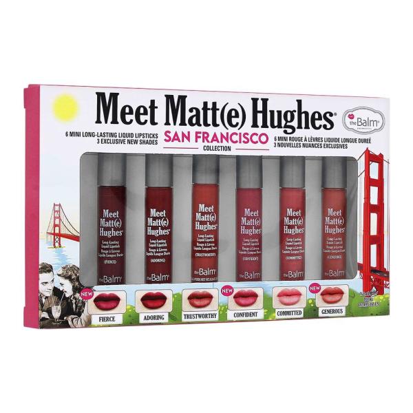 Matte Liquid Lipsticks and Lip Gloss Set - 6 Piece Glossy Matte Lip Colors