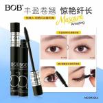 BOB Super Curl Waterproof Black Mascara with Volume, Lengthening and Smudge-Resistant Formula