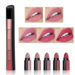 5 in 1 Matte Lipstick Set - Long Lasting, Waterproof & Smooth Finish Multi-Shade Lipstick for All Skin Tones