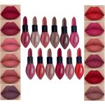 Matte Lipstick Set with 12, 6, or 3 Shades - Long-Lasting Smudge-Proof Bold Matte Lip Colors
