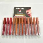 Beautious Matte Lipgloss Pack - Nude Reddish Liquid Lipstick Sets of 6 or 12