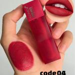 Hudamoji Teddy Matte Lip Gloss with Velvet Finish and Long-Lasting Pigmented Color