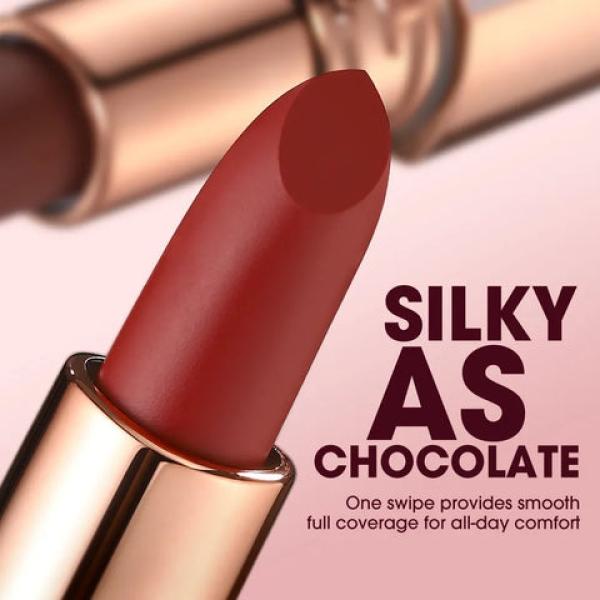 O.TWO.O Matte Bullet Lipstick – Rich Pigmentation, Smooth Application, Long-Lasting Wear