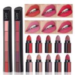 5 in 1 Matte Lipstick Set - Long Lasting, Waterproof & Smooth Finish Multi-Shade Lipstick for All Skin Tones